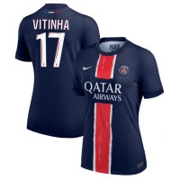 Paris Saint-Germain Vitinha #17 Fotballklær Hjemmedrakt Dame 2024-25 Kortermet